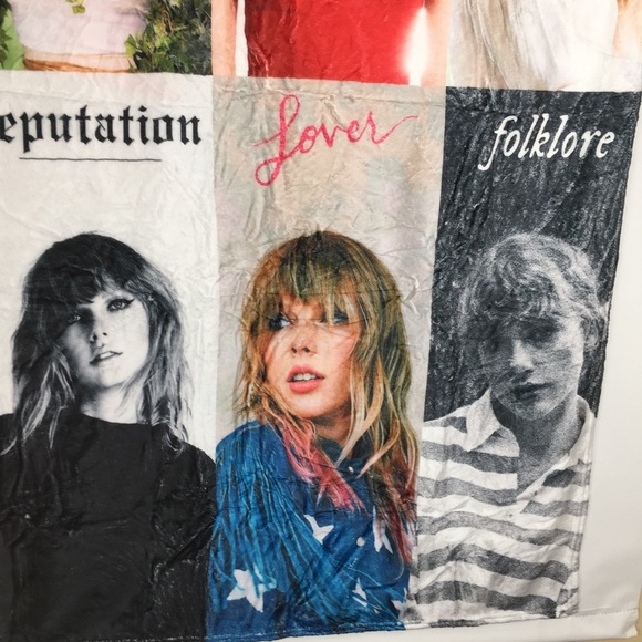 Taylor Swift Fleece Throw Blanket 40”x 50” NEW Soft Cozy Swifties Music Fan Gift - Picture 12 of 14